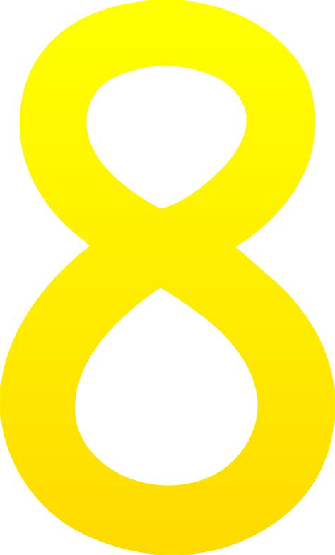 number 8 clip art free.